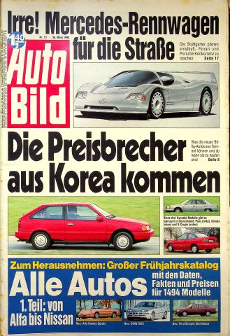 Deckblatt Auto Bild (13/1990)